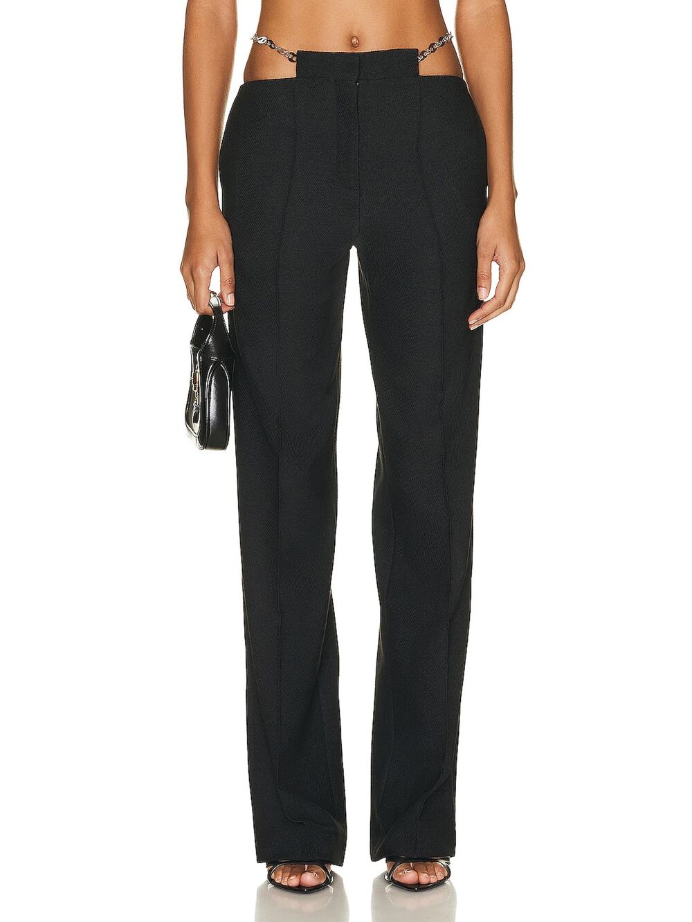 Aya Muse Tailored Black Rivu Trousers Size XS